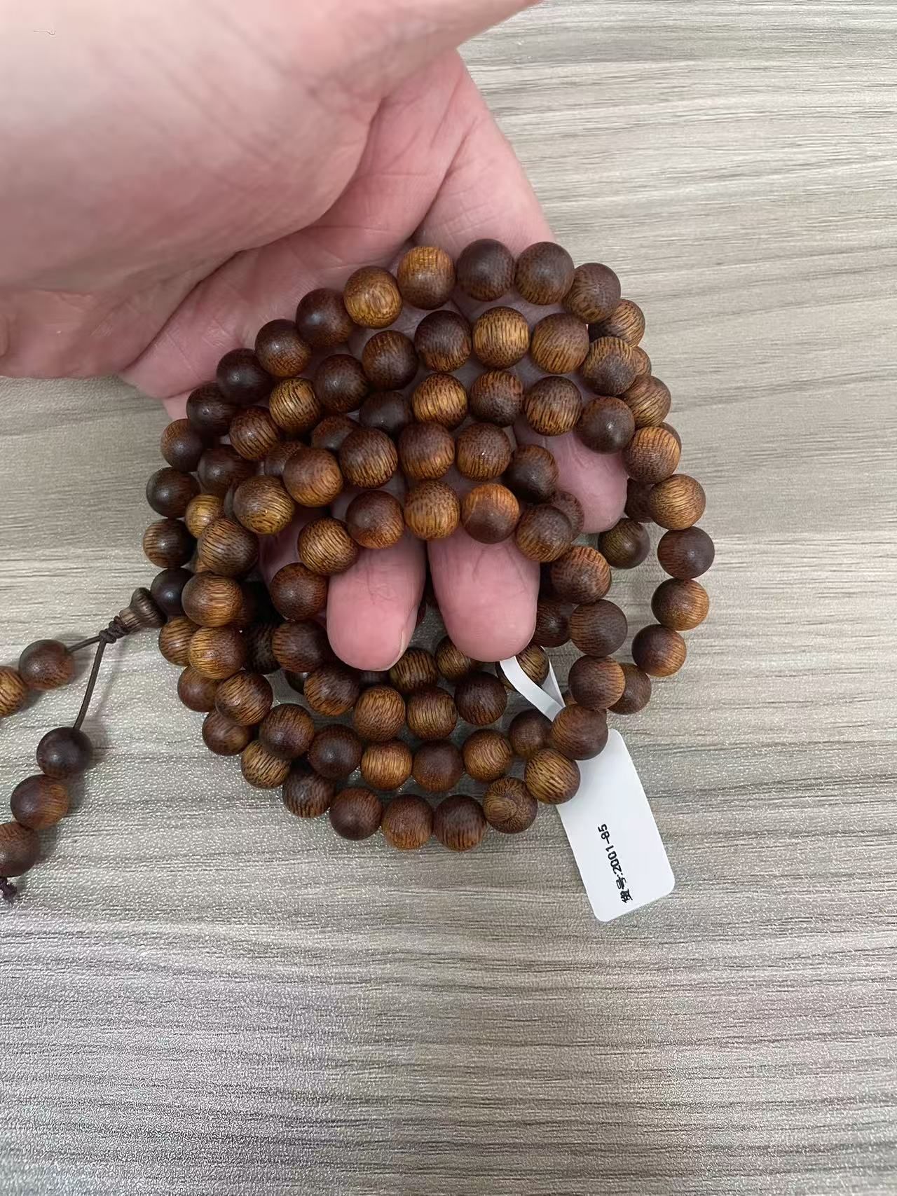 沉香越南芽庄金丝蜜结黄奇楠多圈（8mm）2001-85