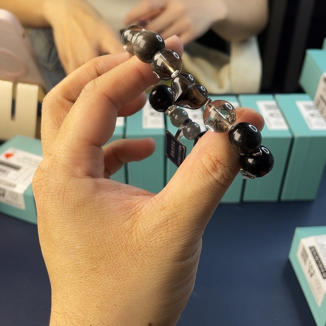 水晶银S925镶嵌手链