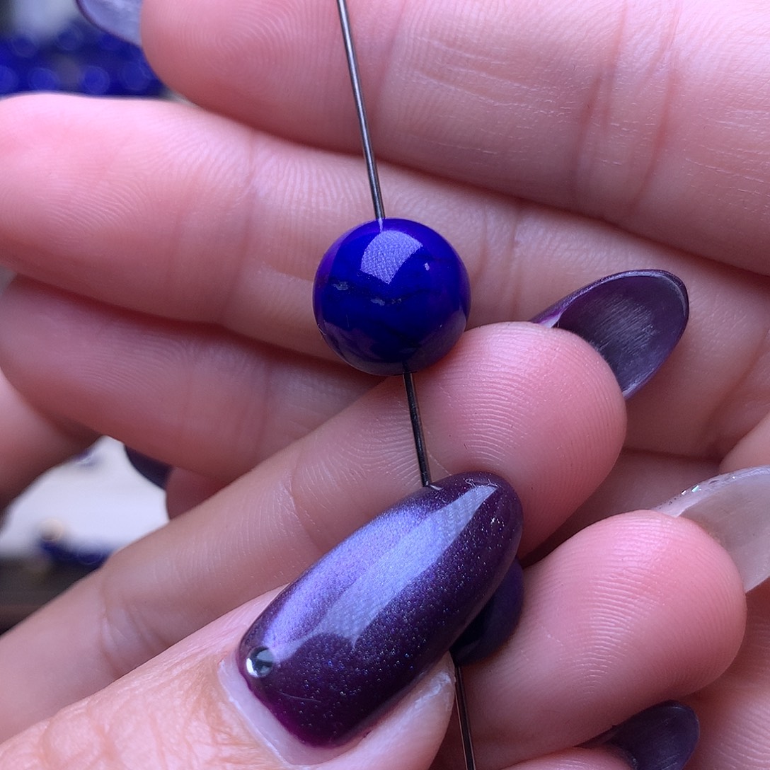 吕***威青金石未镶嵌11.5m