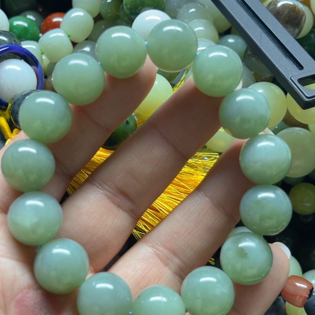 和田玉手链未镶嵌