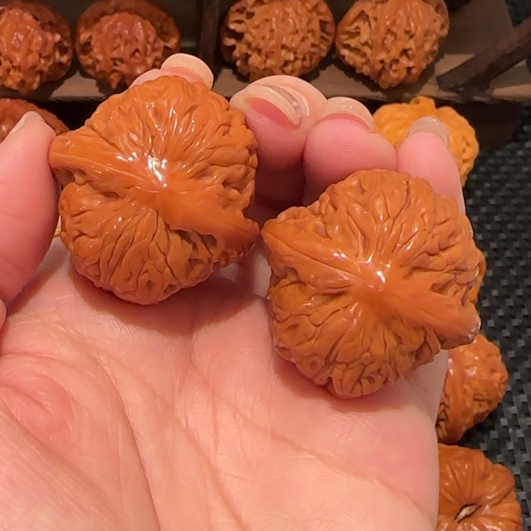 桃核把件磨盘34精品1625