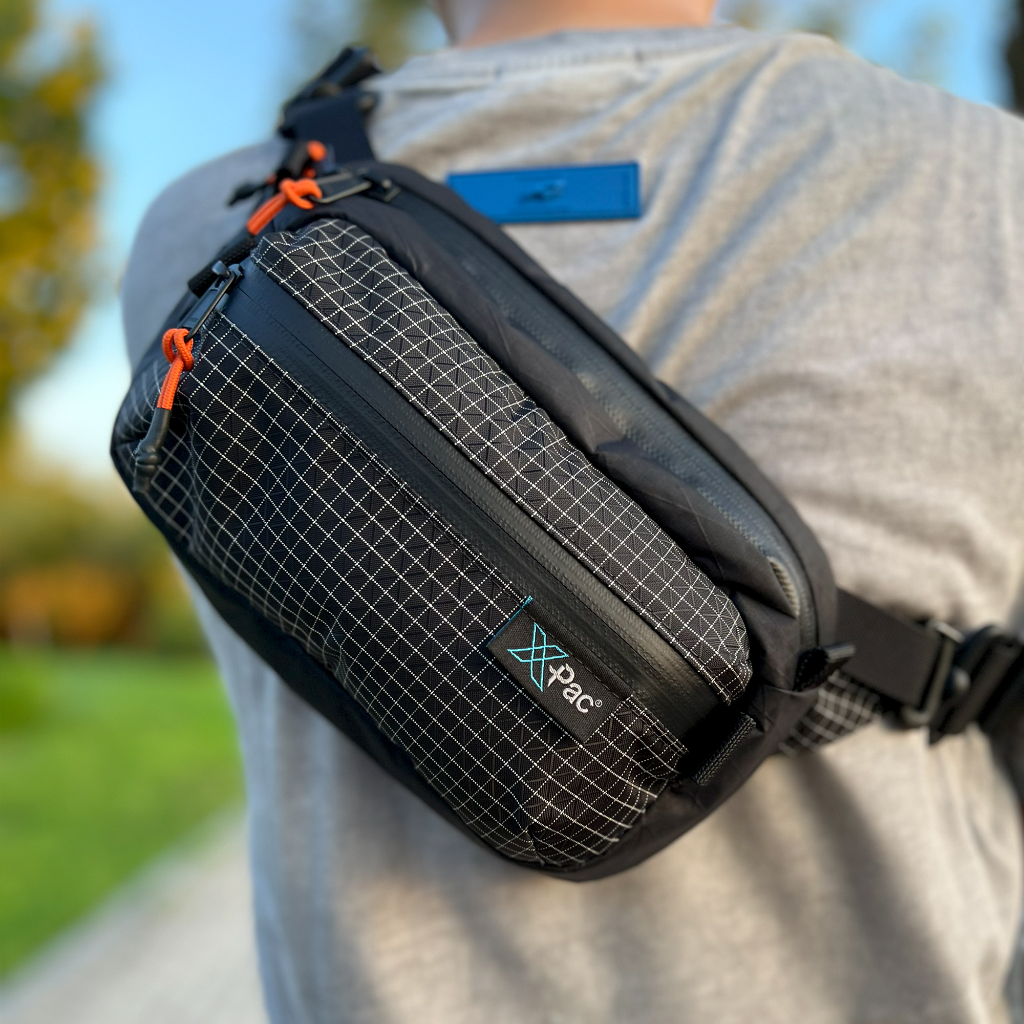 （黑猫白猫）进口Dyneema面料大力马 XPAC户外胸包休闲包腰包防水