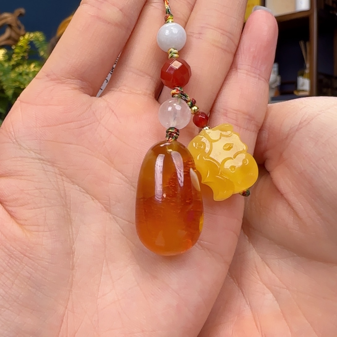 蜜蜡颈饰未镶嵌1111111111