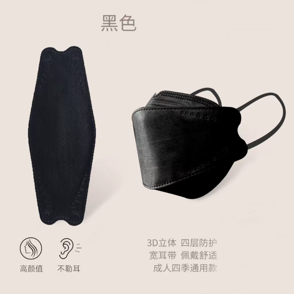 3D立体女高颜值防尘柳叶型口罩