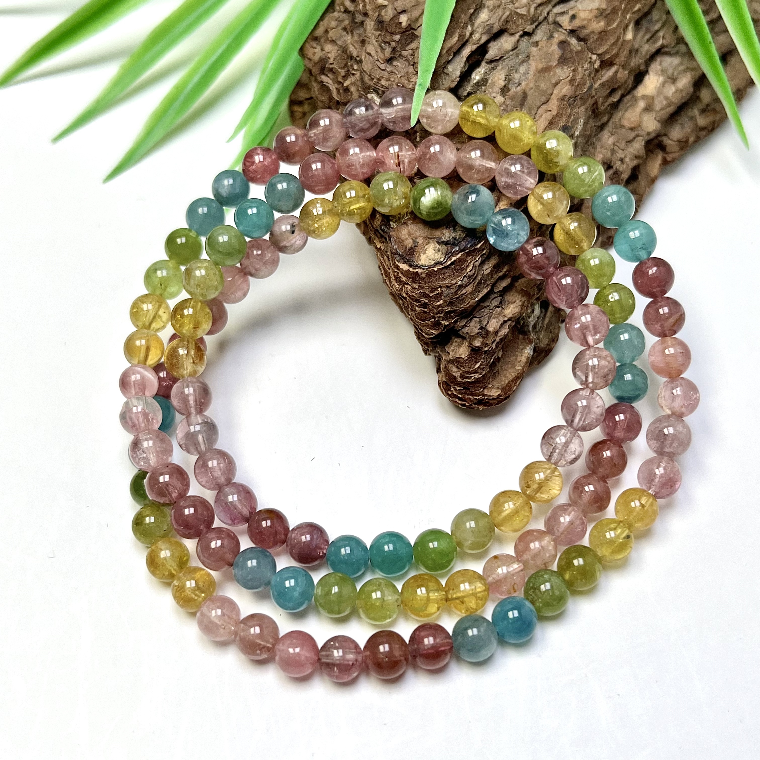 高品透体妖姬碧玺多圈5mm FX-6465