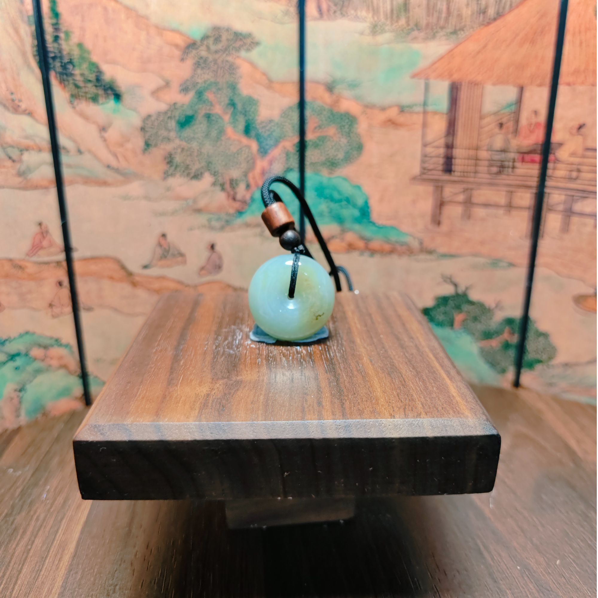 K和田玉平安扣吊坠0302