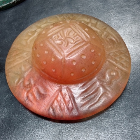 吊坠白玉菩提悟**花