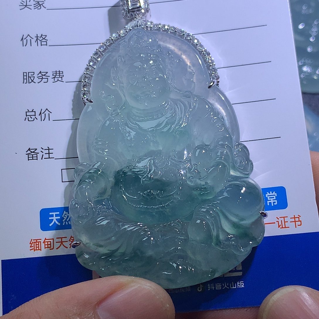 城***锐翡翠未镶嵌挂件翡翠