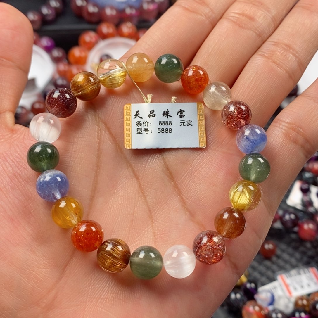 水晶手链未镶嵌丁****香多宝5888