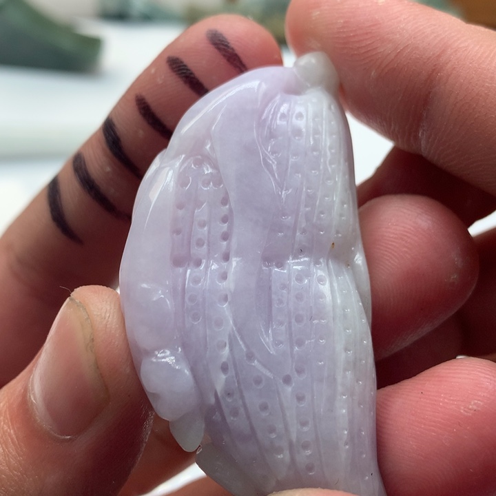 翡翠未镶嵌颈饰保真天然a货翡翠