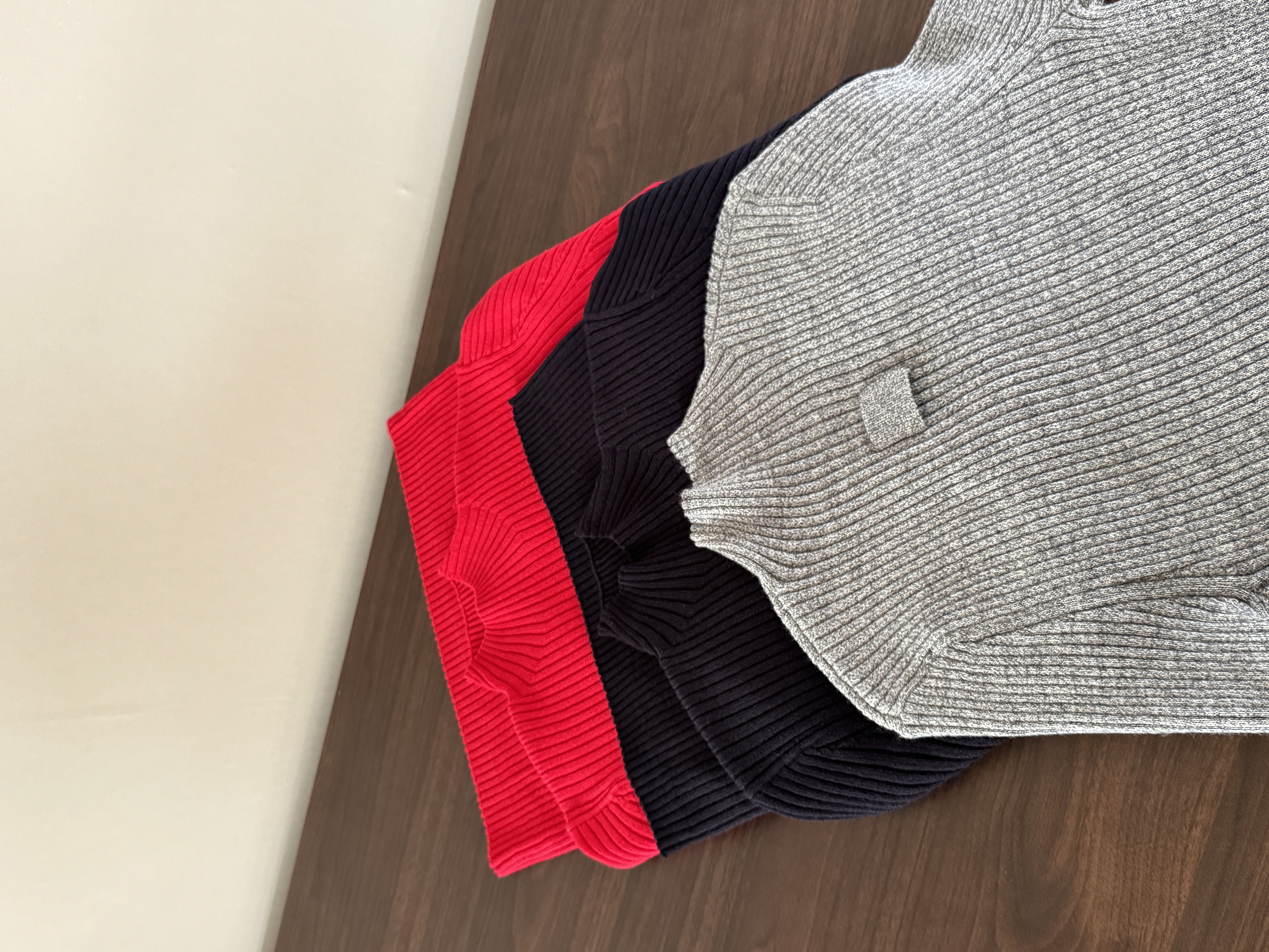 【baby打底】意大利原单订单大货中领精纺羊毛冬季套头款保暖