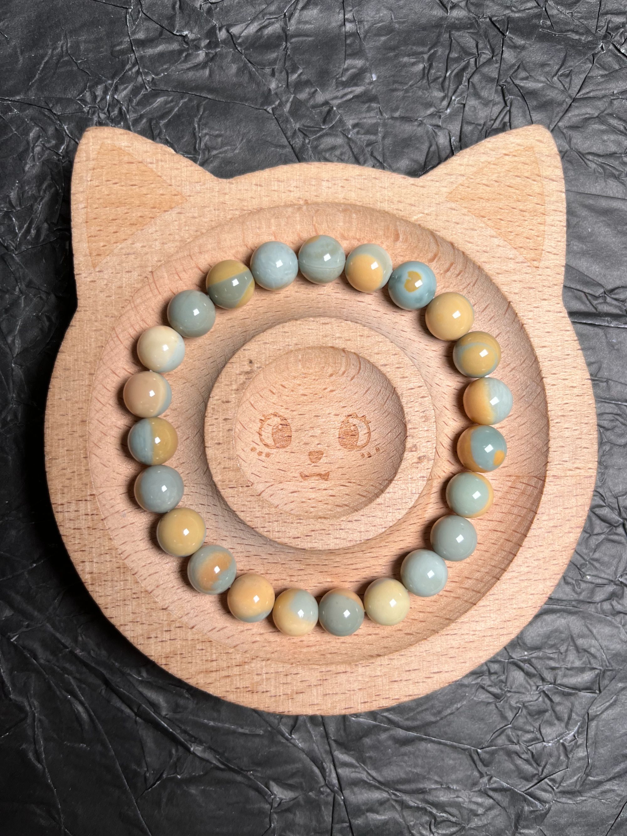 非金属仿水晶手链 阿拉善呼料时尚简约手串