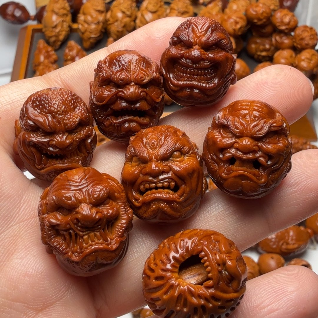 橄榄核手串/手链回血玉华六道翟娟，950