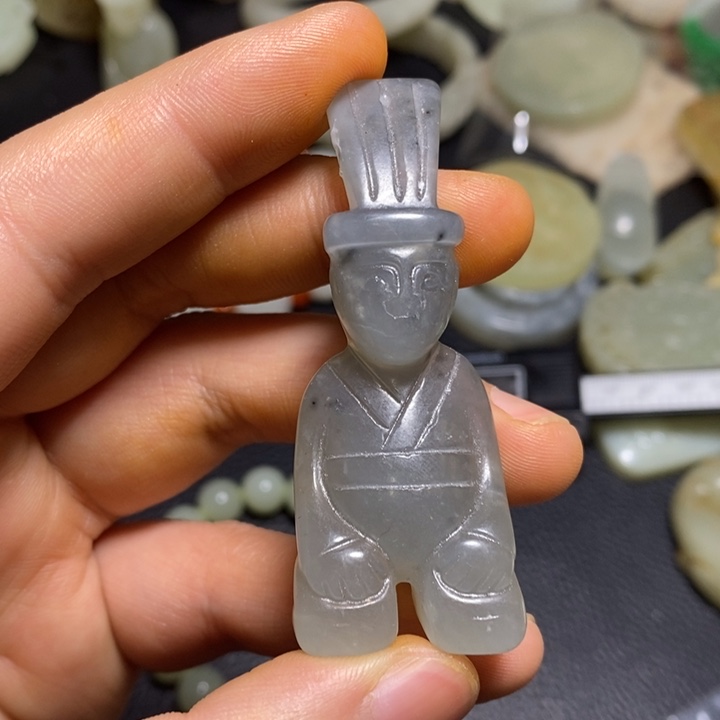 颈饰未镶嵌和田玉