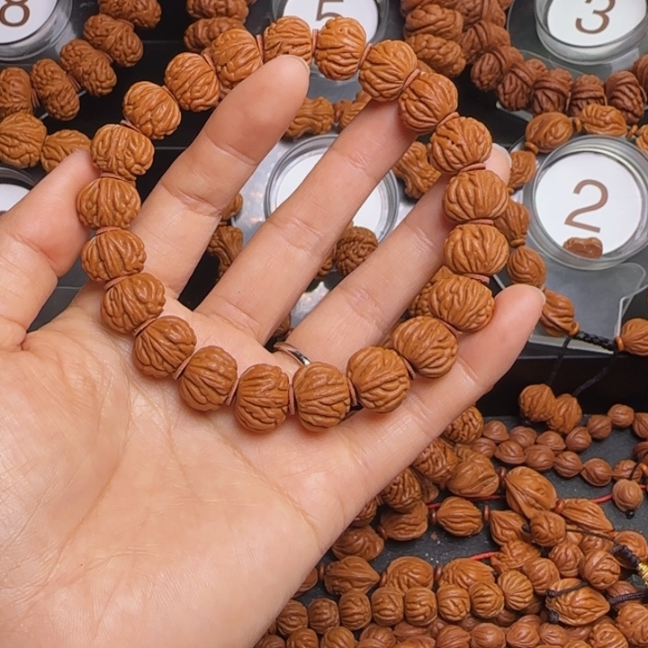 桃核手串龙纹桃核