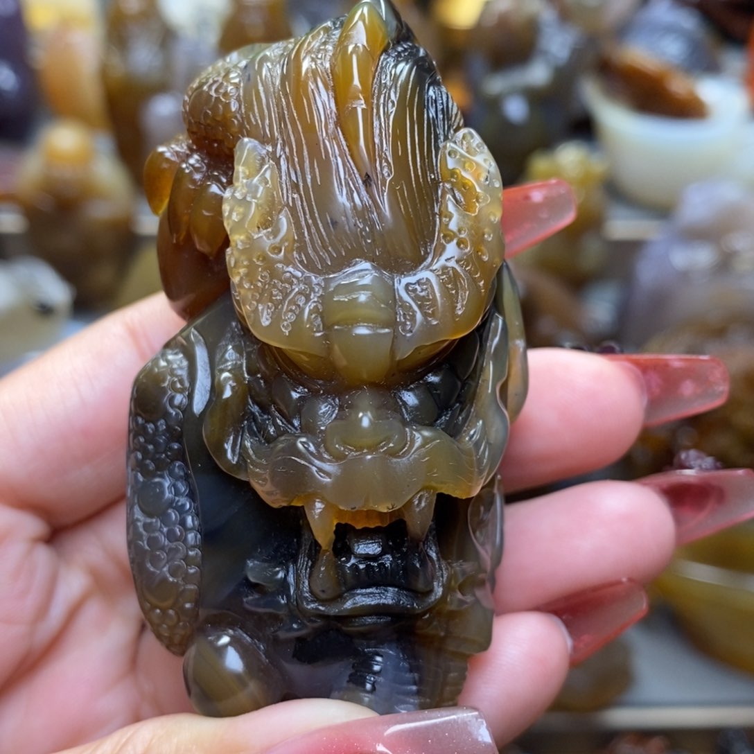 玛瑙/玉髓把件未镶嵌