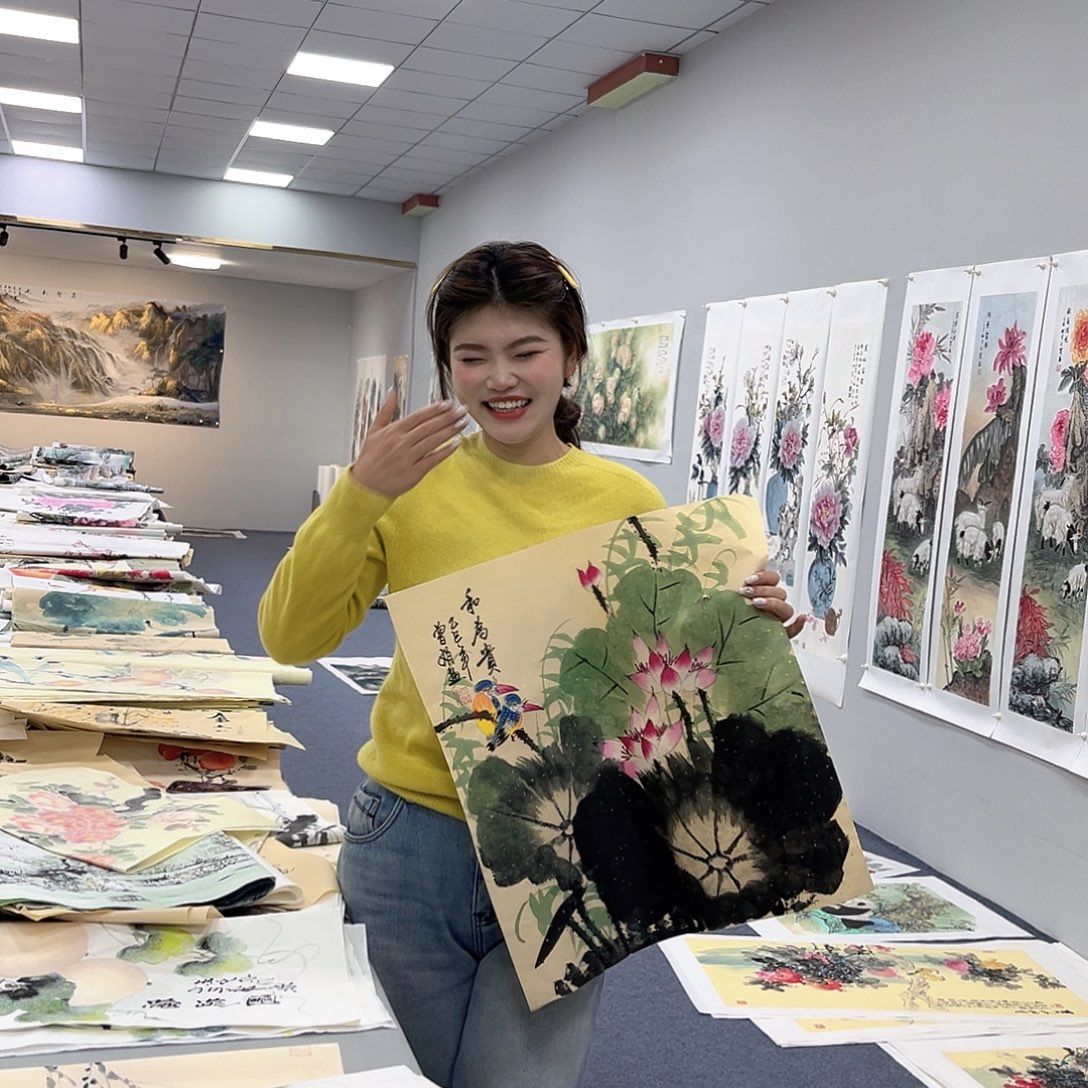 国画纯手绘字画作品