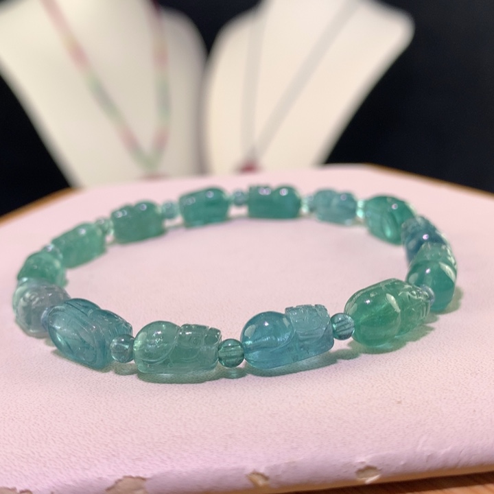 双色碧玺手链未镶嵌