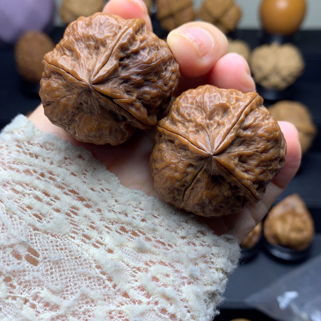 【闪购商品】文玩核桃吊坠三棱