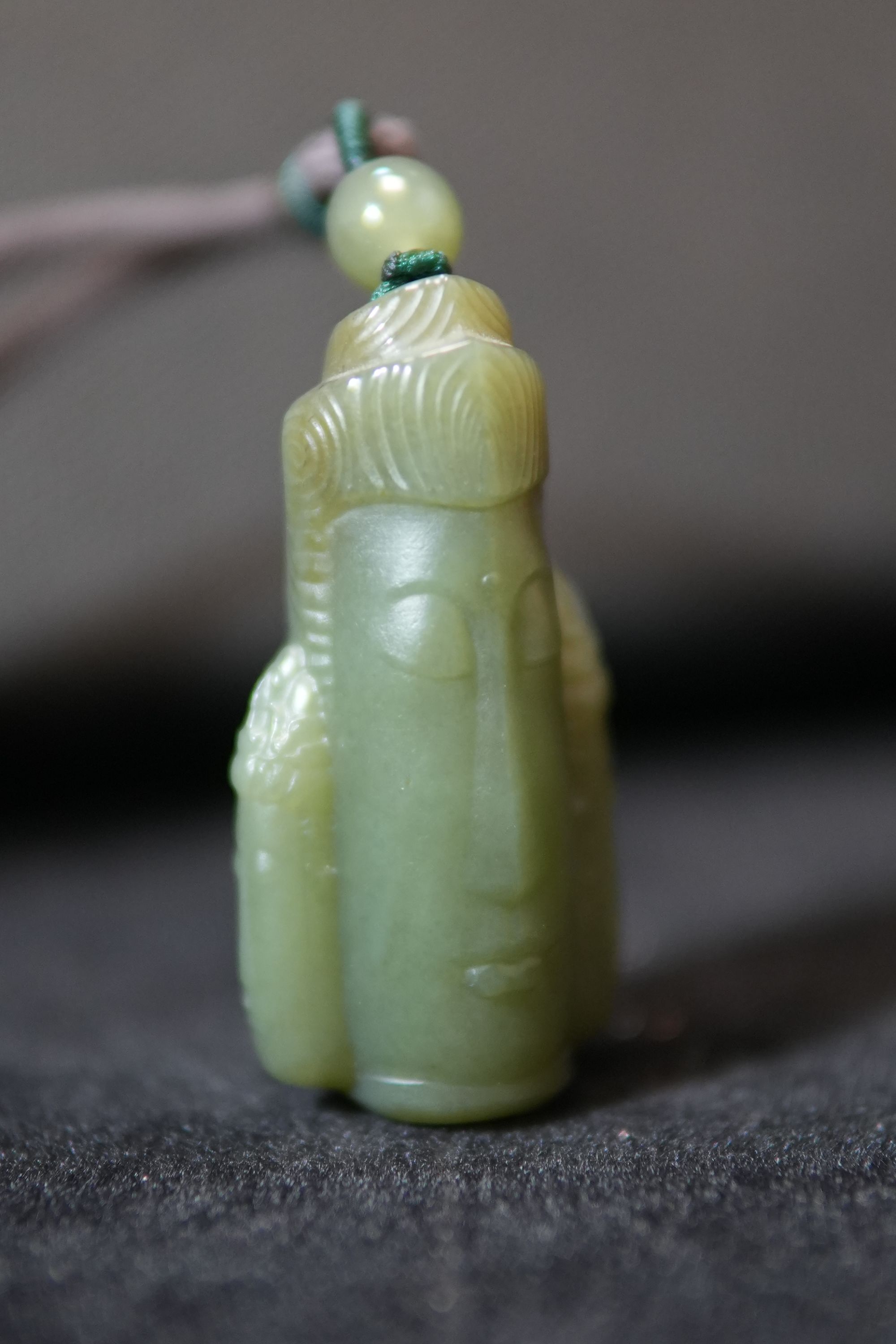 和田玉，青鉴三世禅心佩