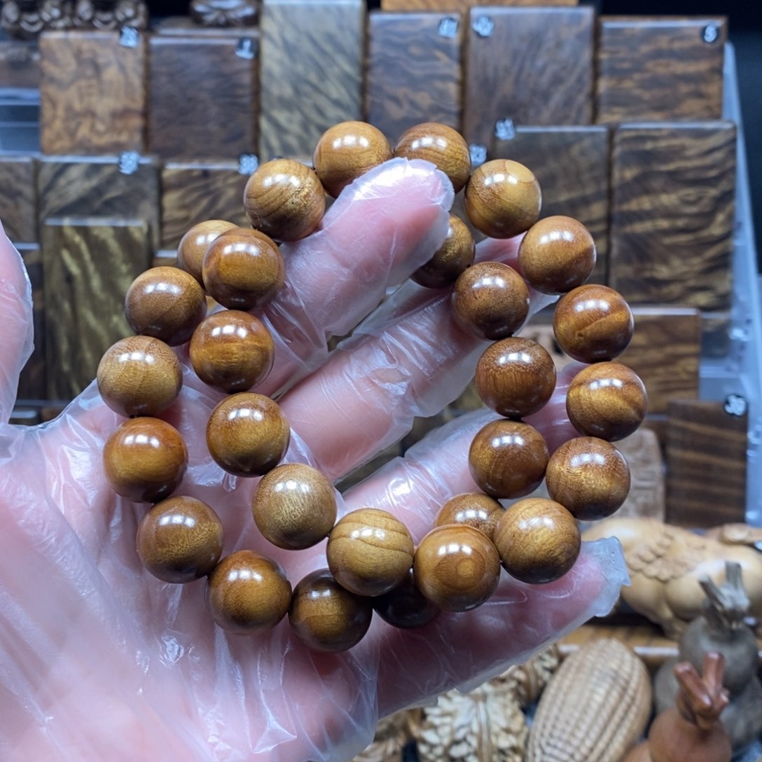 金丝楠小叶桢楠手串1.5