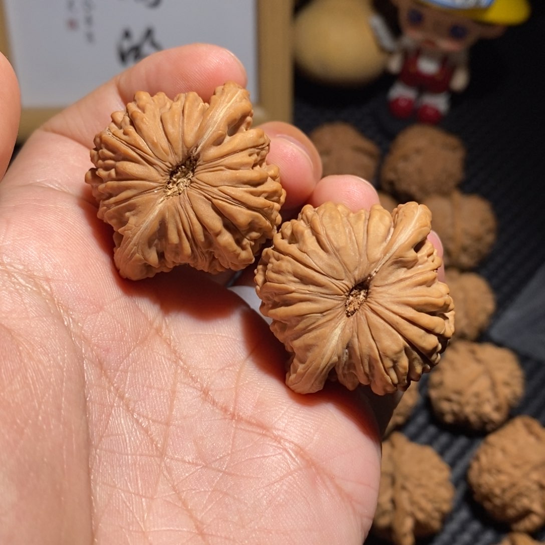 文玩核桃把件40尺全品蓟县楼子