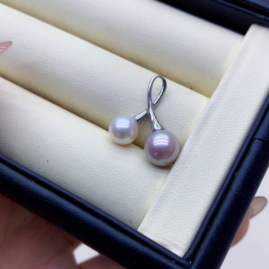 淡水珍珠颈饰银S925镶嵌