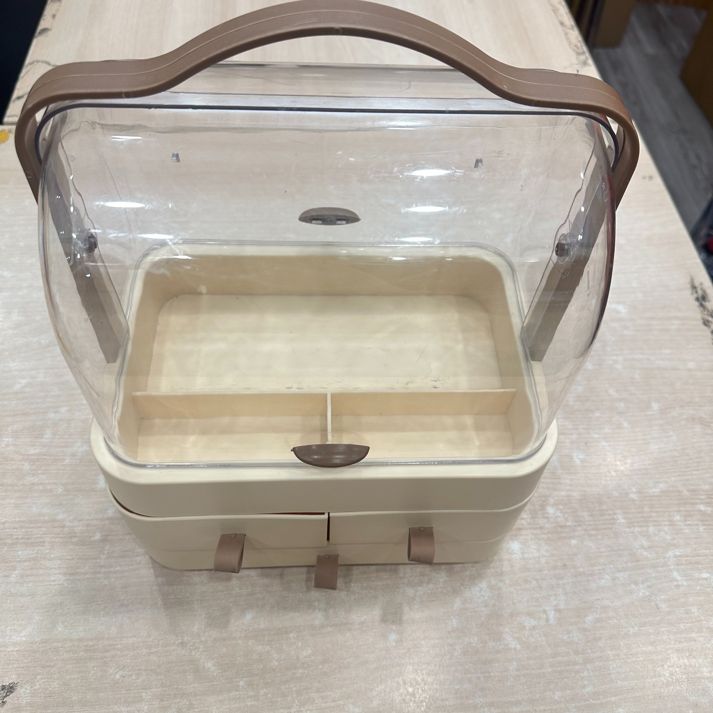 收纳热塑化妆品收纳架篮子首饰盒家用