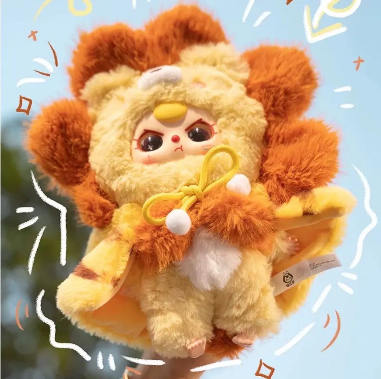 大漂亮娃三岁我不是大侠毛绒盲盒公仔