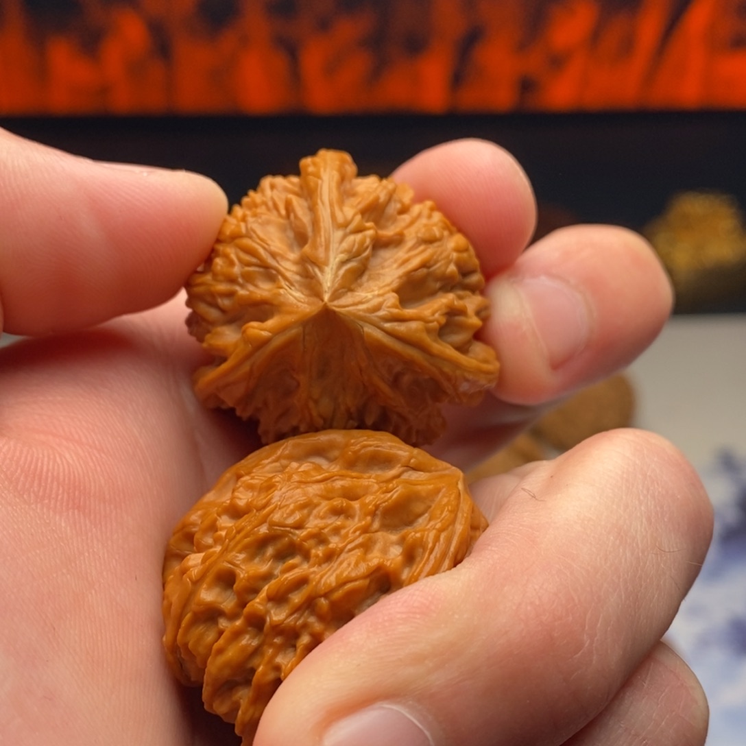 小***茶文玩核桃把件御龙