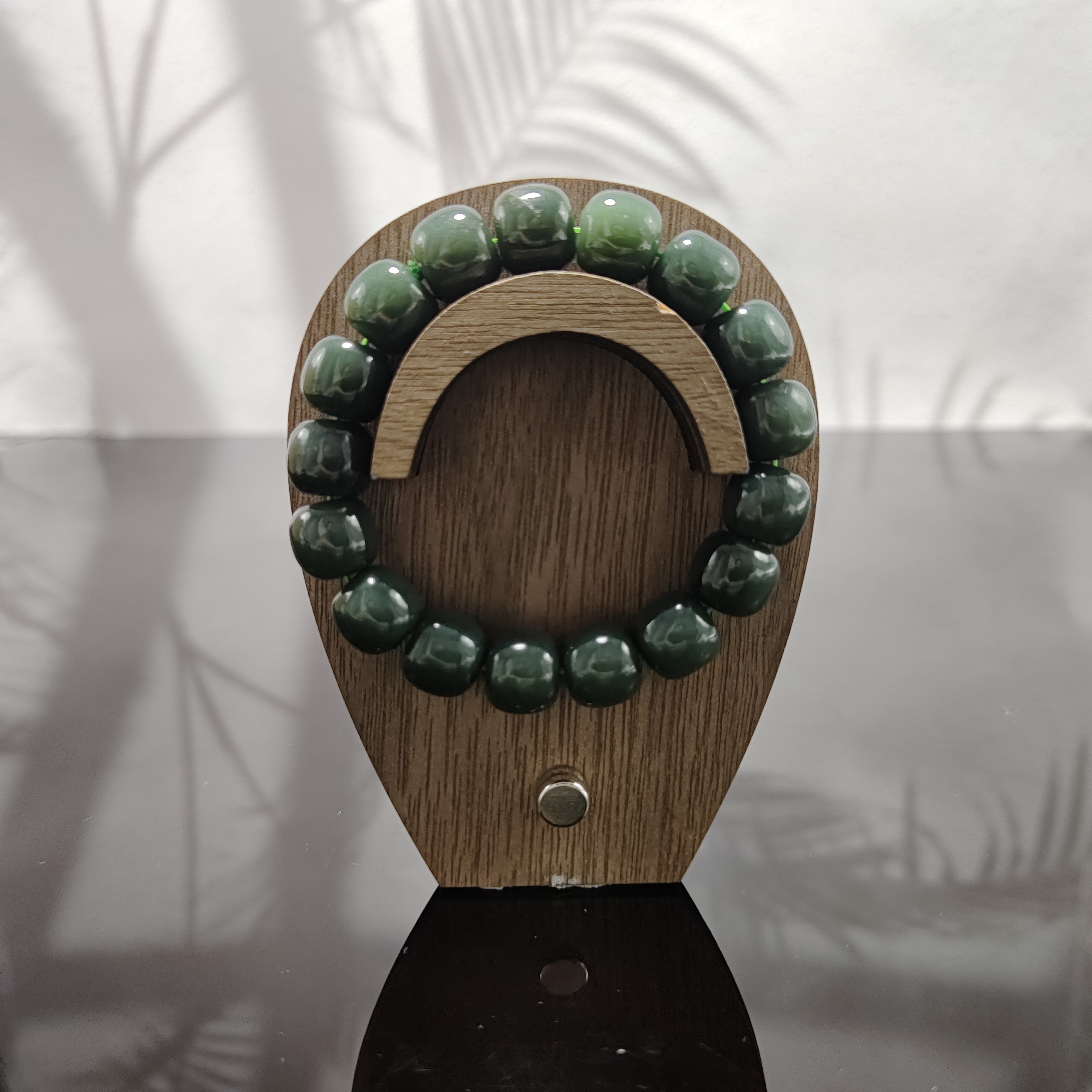 P和田玉桶珠手串（卡12）3752