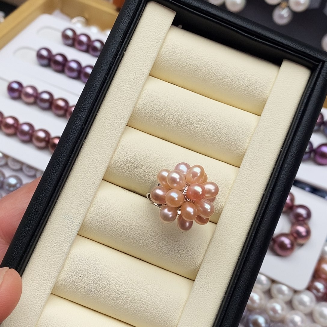 颈饰银S925镶嵌淡水珍珠