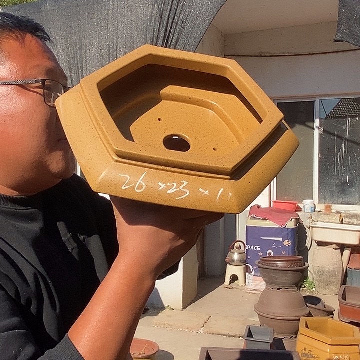 紫砂花盆紫砂花盆