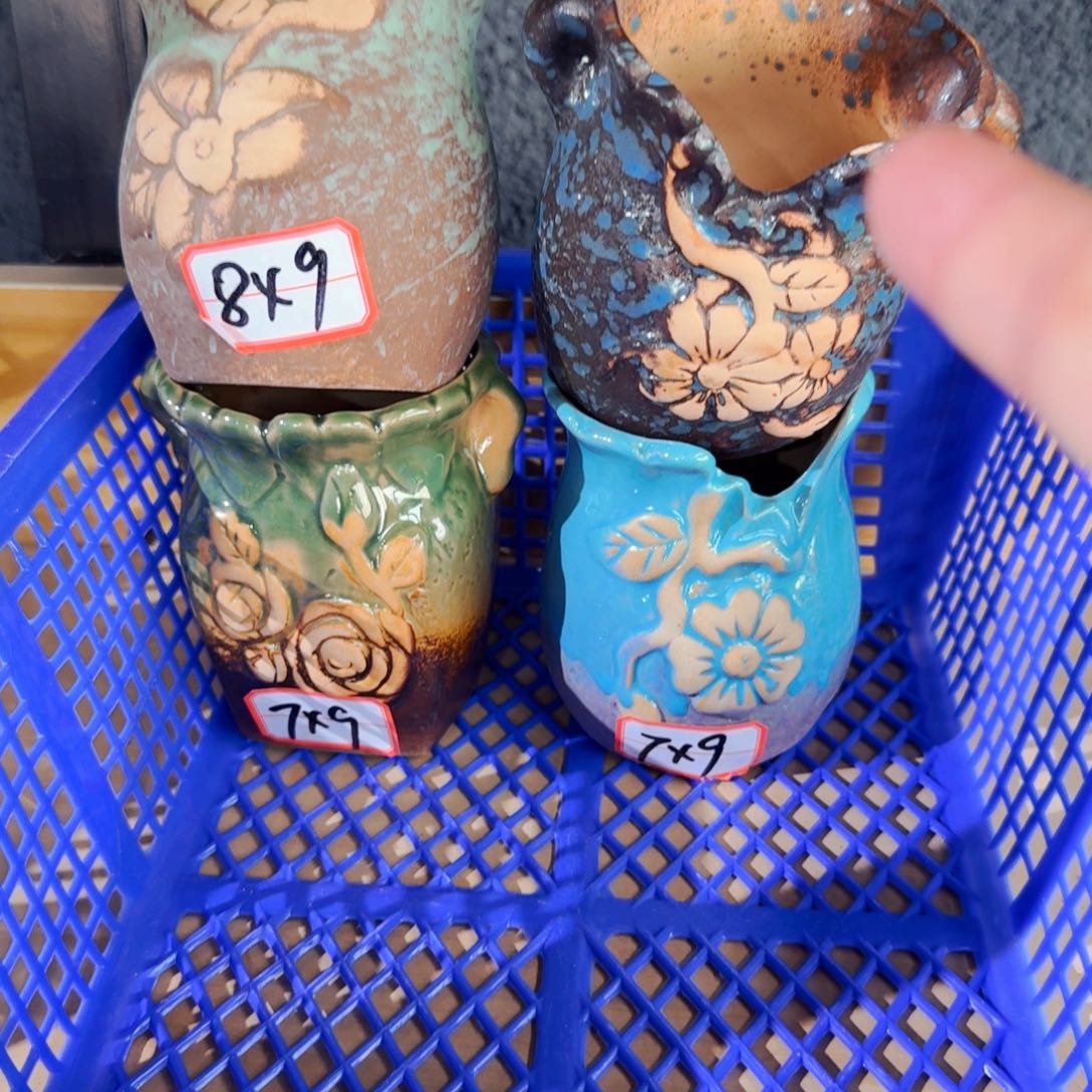 紫砂花盆粗陶盆醋
