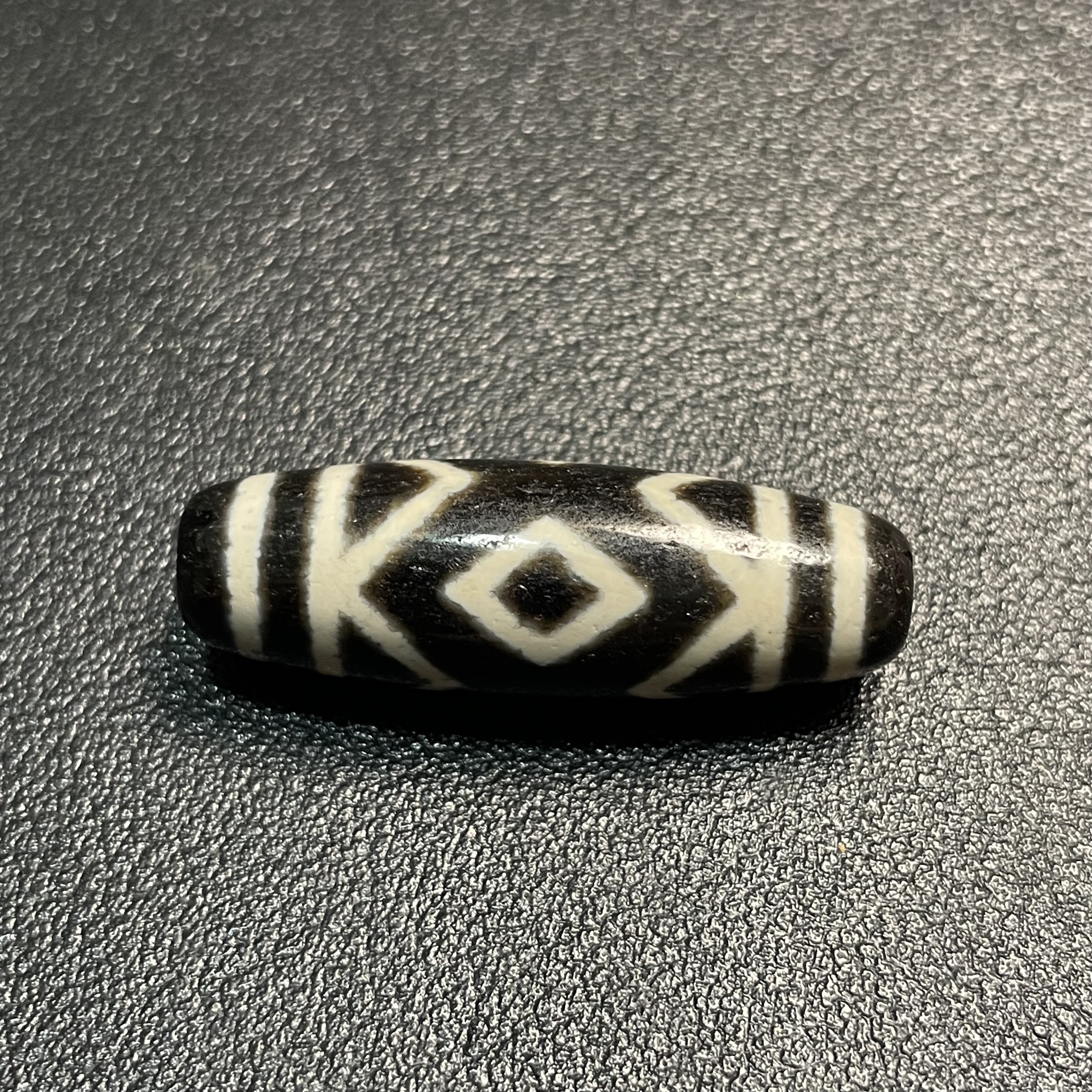 【古珠】20世纪玛瑙珠 金刚三眼2505140311