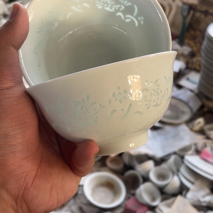 瓷碗景德镇高温细白瓷