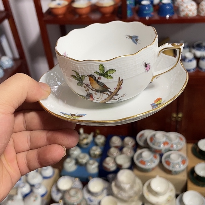 小***萼摆件老讷精品杯子