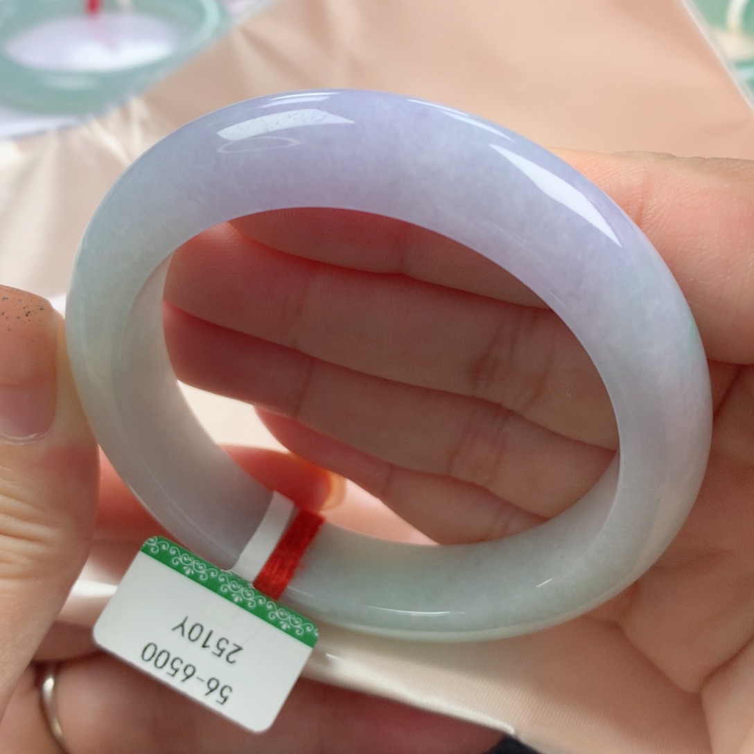 未镶嵌手镯翡翠缅甸天然翡翠56圈