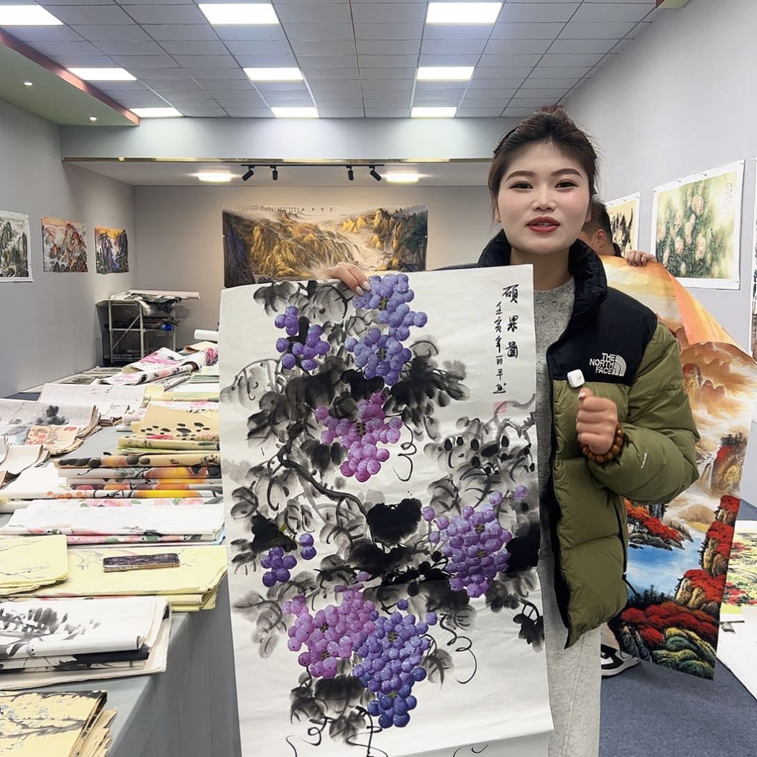 国画国画作品宣纸纯手绘