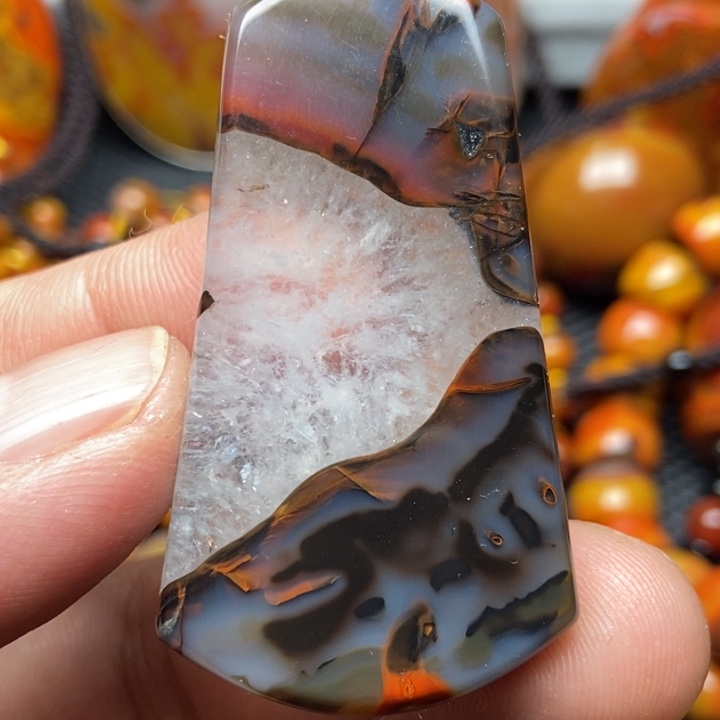 玛瑙/玉髓吊坠未镶嵌