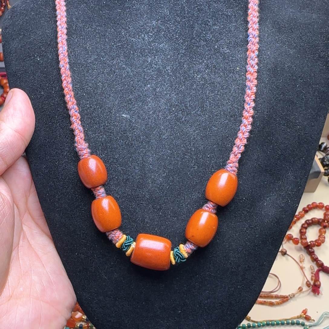 蜜蜡颈饰未镶嵌fji f g h j k k