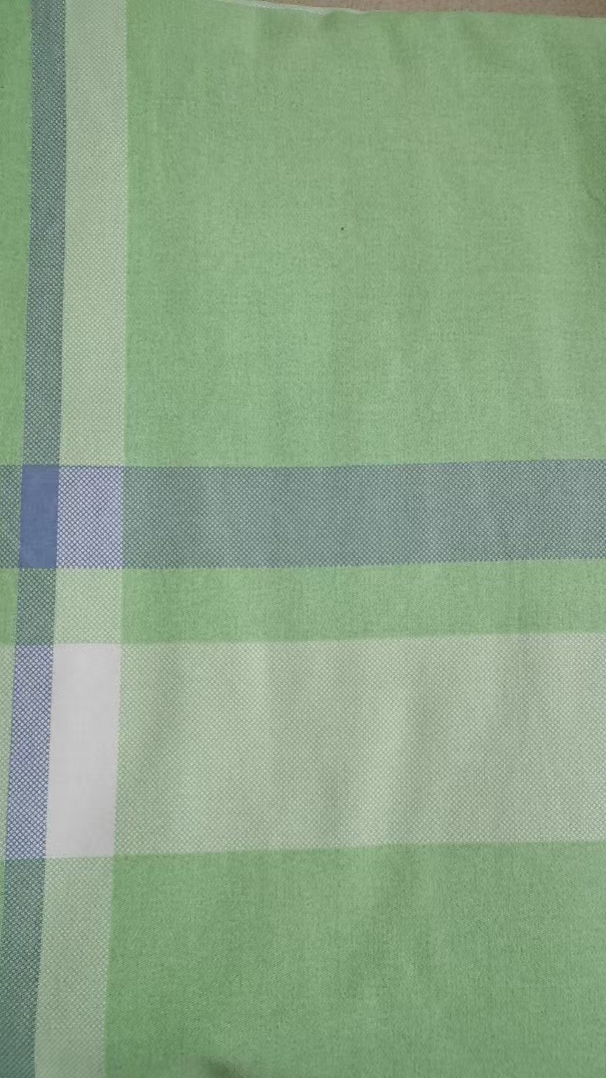 （202）棉床单 尺寸面料主播讲解为准 微瑕疵  绿格