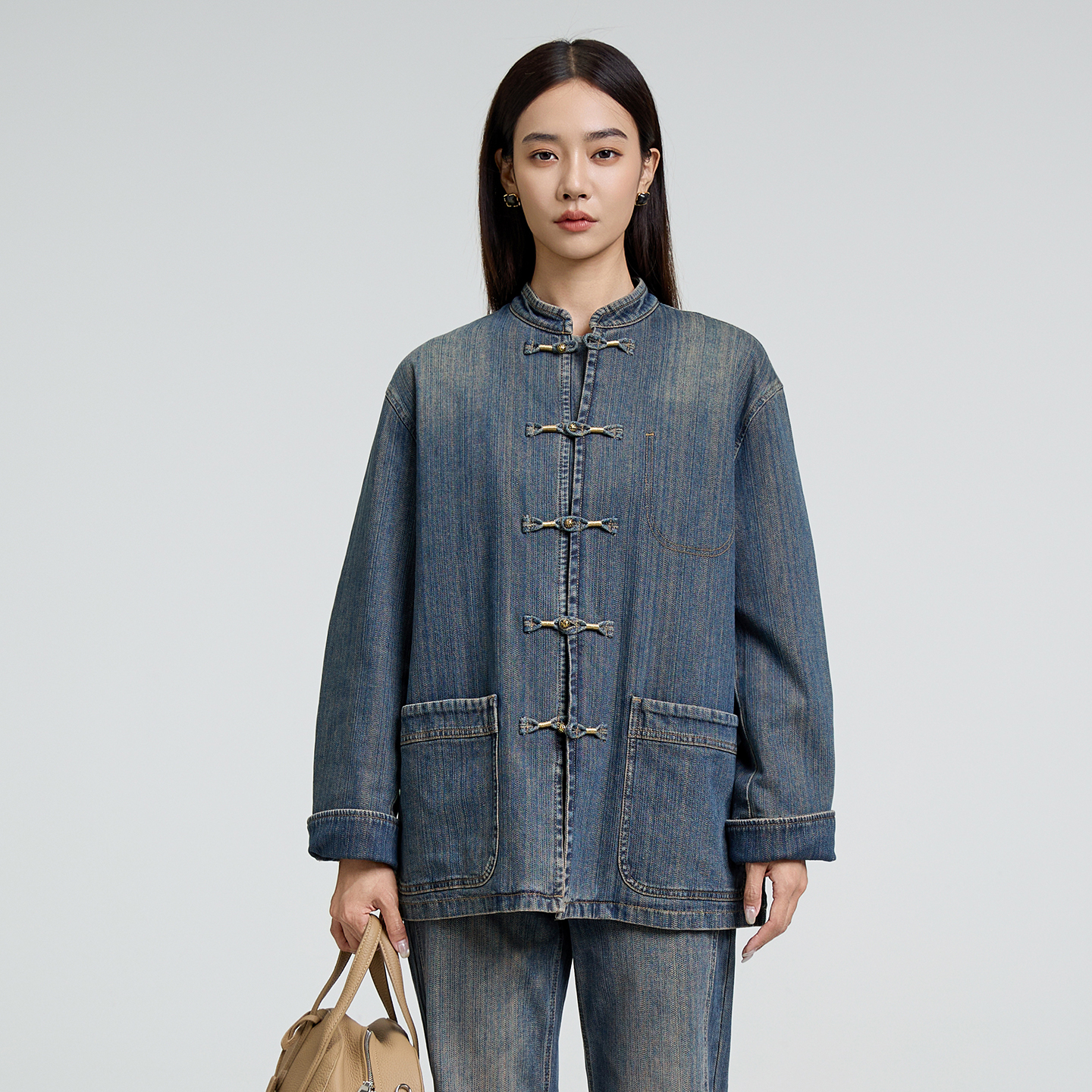 2025冬季中式盘扣短款外套OA711