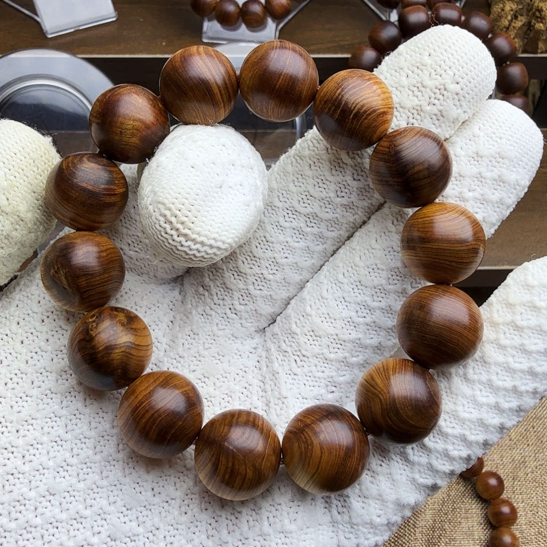 柏木（崖柏）无事牌太行崖柏手串