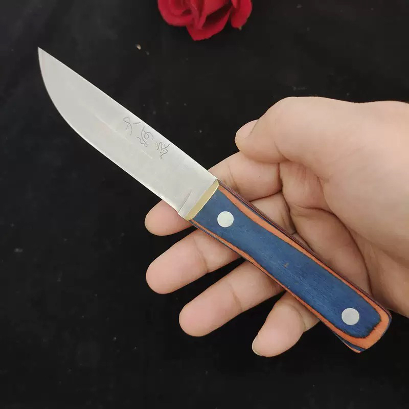 （新疆包邮）大河家手把肉蒙古小刀水果刀已开刃内蒙正宗手把肉刀