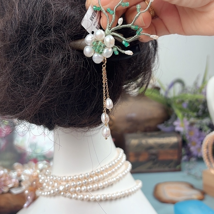 未镶嵌淡水珍珠发饰