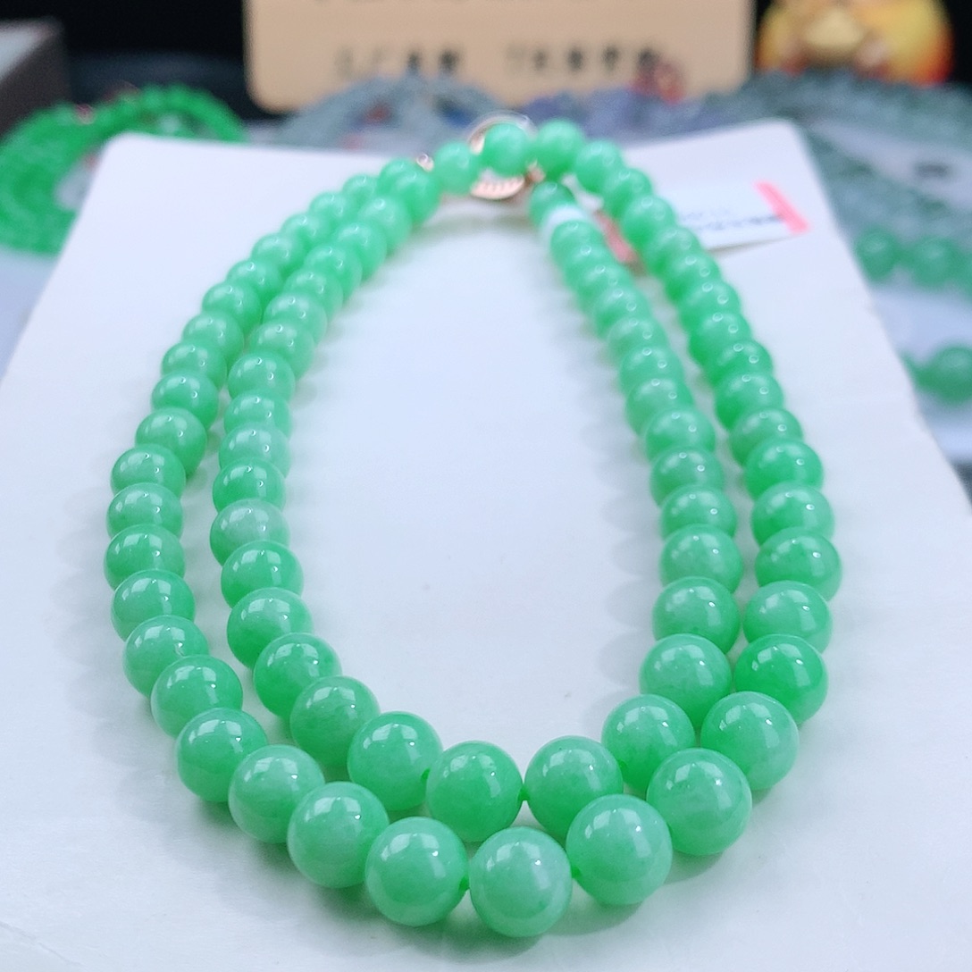 翡翠手链未镶嵌卡7