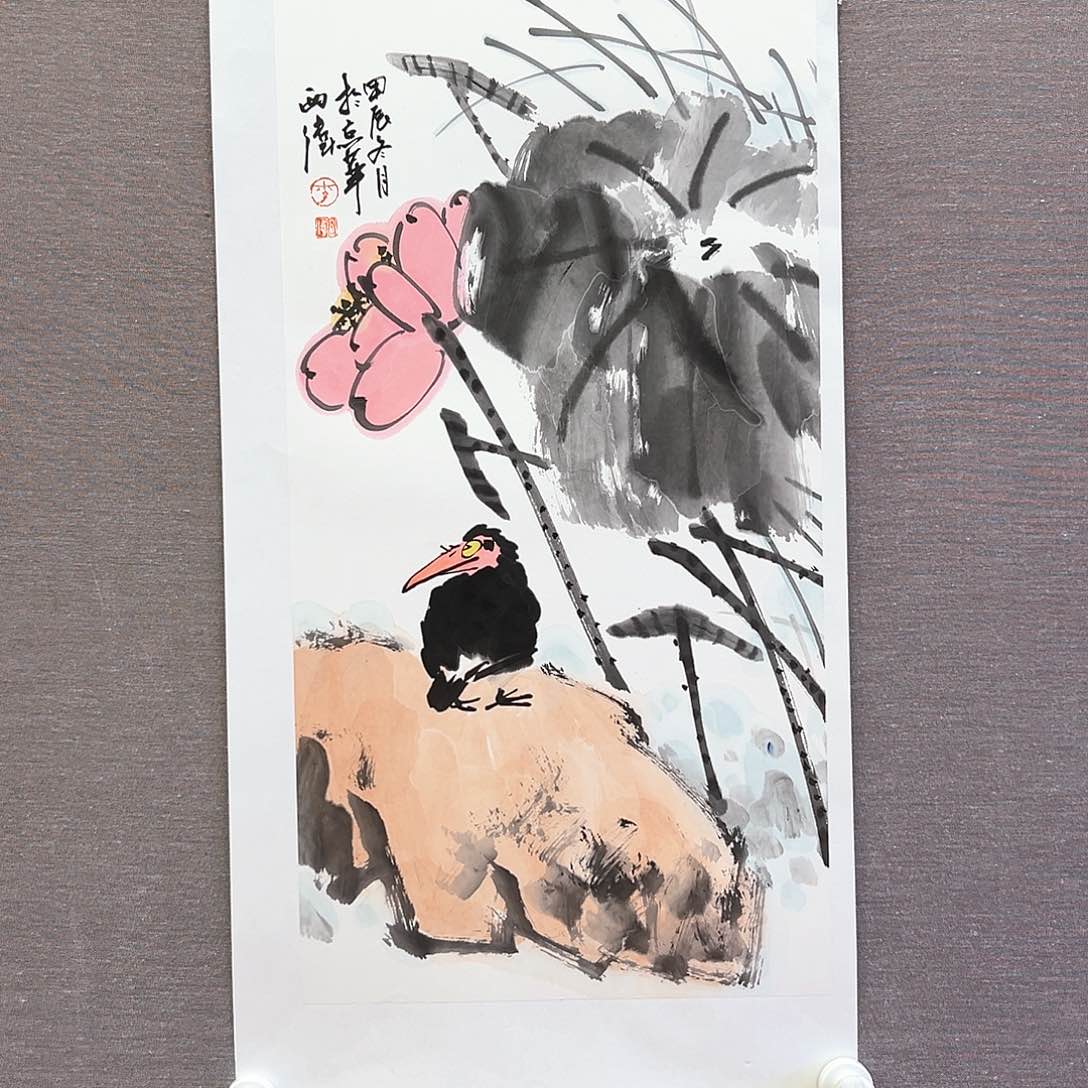国画画家作品李西伟