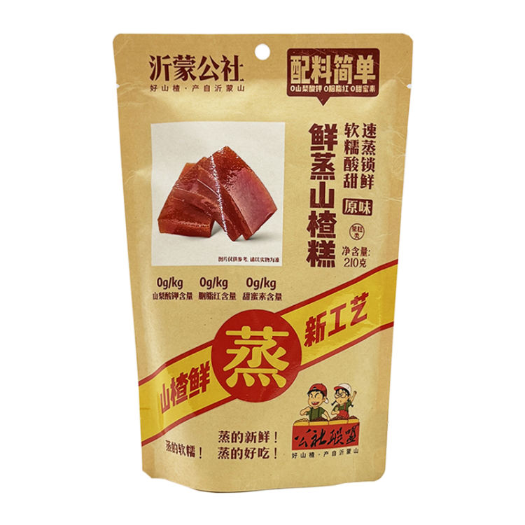 公社联盟 鲜蒸山楂糕210g/袋