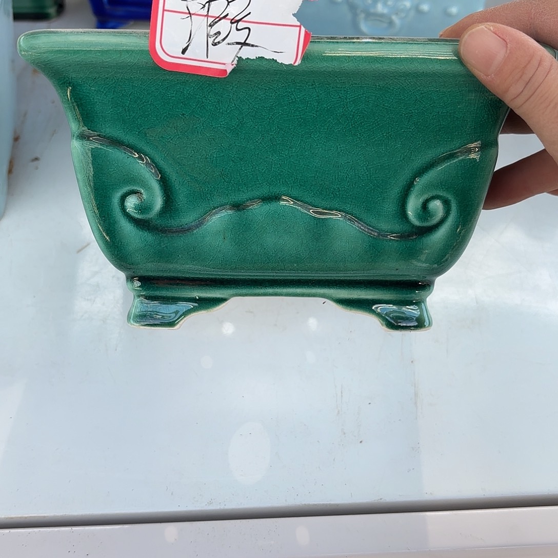 青***╮紫砂花盆紫砂工艺品